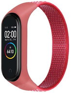 HappyLife SportNylon replacement strap for Mi band 3/4/5/6 Color: Red-Orange MIBANDC - Watch Strap