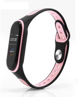 HappyLife ESC replacement bracelet for Mi band 3/4 Color: Black-Pink MIBANDCZX01350 - Watch Strap