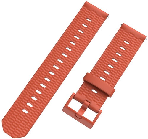 Xiaomi Hex monochrome structured strap/strap 22mm Color: Orange MIBANDCZX01402 - Watch Strap - Main image