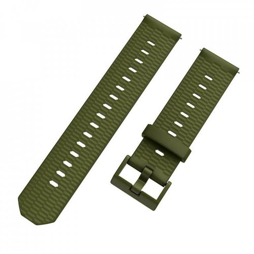 Xiaomi Hex monochrome structured band/strap 22mm Bracelet colour: Army Green - Watch Strap - Main image