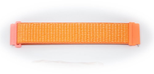 Nylon replacement strap 22 mm Color: Orange - Watch Strap - Main image
