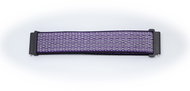 Nylon replacement strap 22 mm Colour: black-purple - Watch Strap
