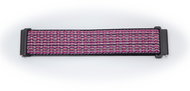 Nylon replacement strap 22 mm Colour: black pink - Watch Strap