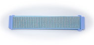 Nylon replacement strap 22 mm Colour: light blue-orange - Watch Strap