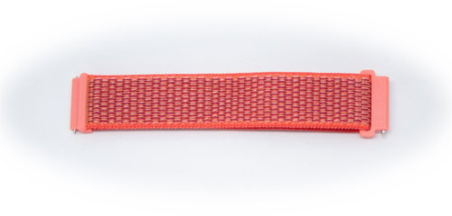 Nylon replacement strap 22 mm Colour: dark orange - Watch Strap - Main image