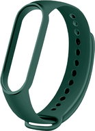 HappyLife One-colour replacement bracelet for Mi band 5/6 Colour: Dark Green MIBANDCZX0150 - Watch Strap