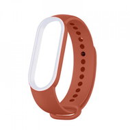 HappyLife Bicolour replacement bracelet for Mi band 5/6 Colour: Brick White MIBANDCZX01521 - Watch Strap
