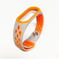 Soft perforated for 3 / 4 Colour: Grey-Orange MIBANDCZX01553 - Watch Strap