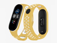 HappyLife Perforated sports bracelet for Mi band 5/6 Color: Beige-White MIBANDCZX01565 - Watch Strap