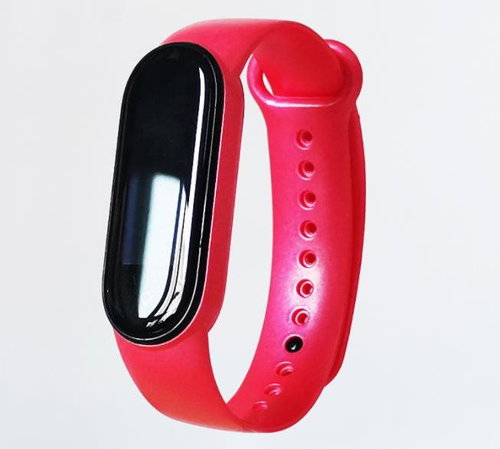 Metallic for MiBand 5/6 Color variant: red-pink MIBANDCZX01622 - Watch Strap - Main image