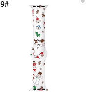 Christmas Bracelet Apple Watch 38/40mm and 42/44mm Size: 38 / 40 mm, Color: Snowman White - Watch Strap