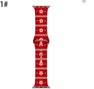 Christmas Bracelet Apple Watch 38/40mm and 42/44mm Size: 42 / 44 mm, Color variant: red/white hv - Watch Strap