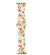 Christmas bracelet Apple Watch 38/40mm and 42/44mm Size: 42 / 44 mm, Color variant: elf and reindeer - Watch Strap