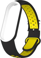 Xiaomi EF Bracelet for Mi Band 5/6 Color: Black-Yellow-White MIBANDCZX01764 - Watch Strap