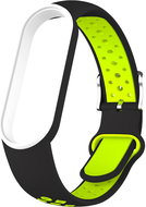 Xiaomi EF Bracelet for Mi Band 5/6 Color: Black-Green-White MIBANDCZX01766 - Watch Strap