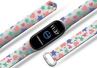 Mi-band.cz Stars and hearts replacement bracelet for Mi band 3/4/5/6 Color variant: black, For Acces - Watch Strap