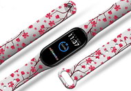 Sakura bracelet for Mi band 2/3/4/5/6 Color: Black, For Device: Xiaomi Mi band 3/4 MIBAN - Watch Strap