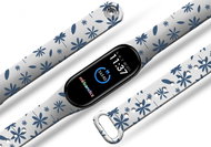 Gray blue petals replacement wristband for Mi band 2/3/4/5/6 Color: White, For Device: Xiaomi - Watch Strap