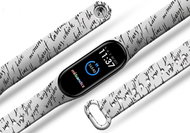 Mi-band.cz Caroline bracelet for Mi band 2/3/4/5/6 Color variant: White, For Device: Xiaomi Mi ba - Watch Strap