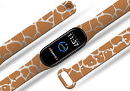 Mi-band.cz Giraffe hair replacement bracelet for Mi band 3/4/5/6 Color: White, For Device: Xi - Watch Strap