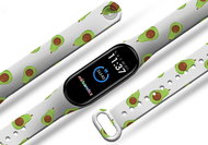Mi-band.cz Avocado bracelet for Mi band 2/3/4/5/6 Color: Black, For Device: Xiaomi Mi ba - Watch Strap
