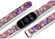 Color bubbles replacement wristband for Mi band 2/3/4/5/6 Color variant: White, For Device: Xiaomi - Watch Strap