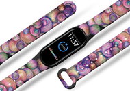 Color bubbles replacement wristband for Mi band 2/3/4/5/6 Color variant: Black, For Device: Xiaomi - Watch Strap