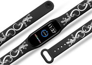 Lizard replacement bracelet for Mi band 2/3/4/5/6 Color: Black, For Device: Xiaomi Mi ban - Watch Strap