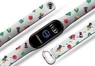 Mi-band.cz Kwanzaa replacement bracelet for Mi band 2/3/4/5/6 Color variant: White, For Device: Xiao - Watch Strap