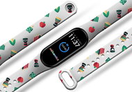 Mi-band.cz Kwanzaa replacement bracelet for Mi band 2/3/4/5/6 Color variant: White, For Device: Xiao - Watch Strap