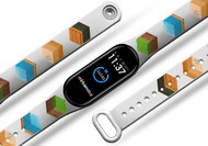 Mi-band.cz Dice replacement bracelet for Mi band 2/3/4/5/6 Color: Black, For Device: Xiao - Watch Strap