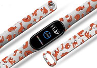 Mi-band.cz Foxy bracelet replacement bracelet for Mi band 2/3/4/5/6 Color: White, For Device - Watch Strap