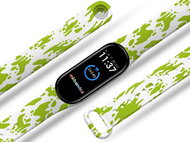 Mi-band.cz Green spot bracelet replacement bracelet for Mi band 2/3/4/5/6 Color variant: White, Pro - Watch Strap