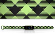 Mi-band.cz Plaid bracelet replacement bracelet for Mi band 3/4/5/6 Color variant: Light Green, - Watch Strap