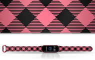 Mi-band.cz Plaid bracelet replacement bracelet for Mi band 3/4/5/6 Color variant: pink, For Friends - Watch Strap