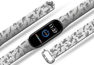 Mi-band.cz Draci replacement bracelet for Mi band 2/3/4/5/6 Color: White, For Device: Xiaomi - Watch Strap