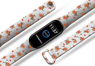 Sobíci replacement bracelet for Mi band 2/3/4/5/6 Color: White, For Device: Xiaomi Mi band 5 - Watch Strap