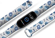 Mi-band.cz Blue skulls replacement bracelet for Mi band 2/3/4/5/6 Color variant: Black, For Device: - Watch Strap
