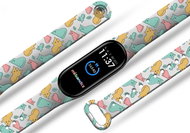 Mi-band.cz Cats replacement bracelet for Mi band 2/3/4/5/6 Color: Black, For Device: Xiaom - Watch Strap