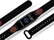 Wolf replacement bracelet for Mi band 2/3/4/5/6 Color: Black, For Device: Xiaomi Mi band 5 M - Watch Strap