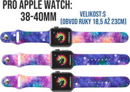 Mi-band.cz Galactic straps for Apple Watch 38/40 - 42/44mm Color: Galactic, Size - Watch Strap