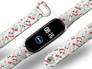 Mi-band.cz Cat in summer bracelet replacement bracelet for Mi band 2/3/4/5/6 Color variant: white, F - Watch Strap