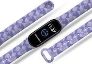 Mi-band.cz Purple triangles replacement bracelet for Mi band 2/3/4/5/6 Pro Device: Xiaomi Mi band - Watch Strap