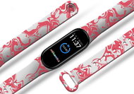 Mi-band.cz Red oil stain replacement wristband for Mi band 2/3/4/5/6 Pro Device: Xiaomi Mi ba - Watch Strap