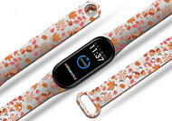 Mi-band.cz Autumn replacement bracelet for Mi band 2/3/4/5/6 Color: White, For Device: Xiaom - Watch Strap