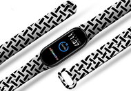 Mi-band.cz Cross pattern replacement bracelet for Mi band 3/4/5/6 Pro Device: Xiaomi Mi band 5 MIBAN - Watch Strap