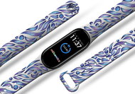 Cartoon Tears replacement wristband for Mi band 2/3/4/5/6 Color: White, For Device: Xiaomi Mi - Watch Strap