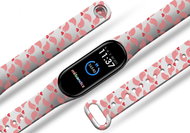 Mi-band.cz Birds with heart replacement bracelet for Mi band 3/4/5/6 Pro Device: Xiaomi Mi band 3/4 - Watch Strap