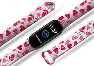 Mi-band.cz Hearts and roses for Valentine's Day replacement bracelet for Mi band 3/4/5/6 Pro Device: - Watch Strap
