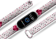 Mi-band.cz Heart with triangles replacement bracelet for Mi band 2/3/4/5/6 Pro Device: Xiaomi Mi ban - Watch Strap